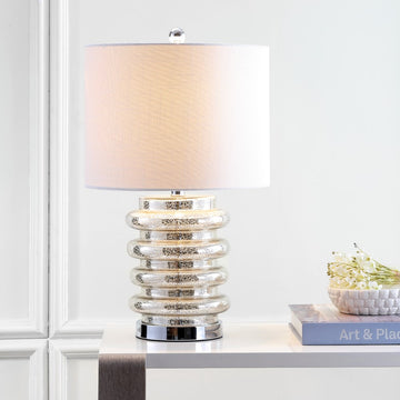 Allen 22.75" LED Glass Table Lamp - JONATHAN Y